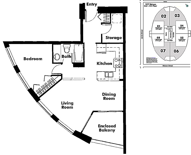 Floor plan 203