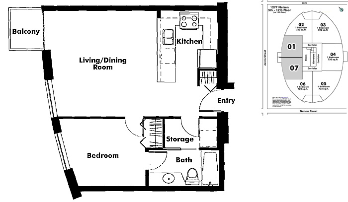 Floor plan 1007