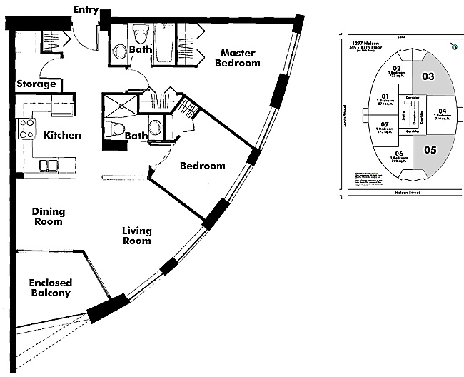 Floor plan 603