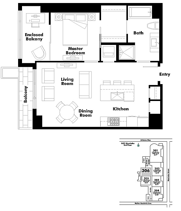 Floor plan 306