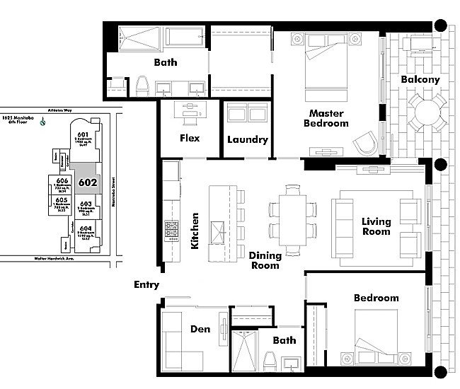 Floor plan 602