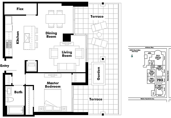 Floor plan 703