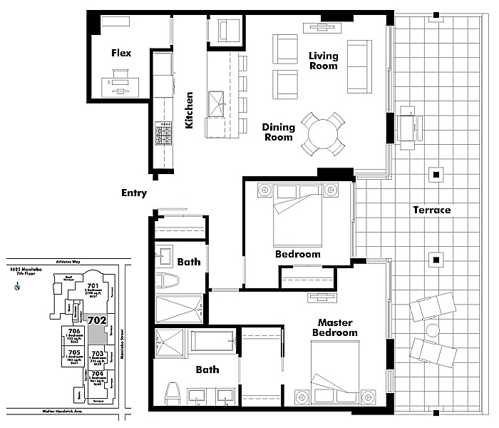 Floor plan 702
