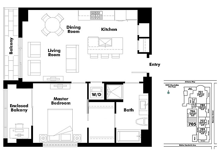 Floor plan 705