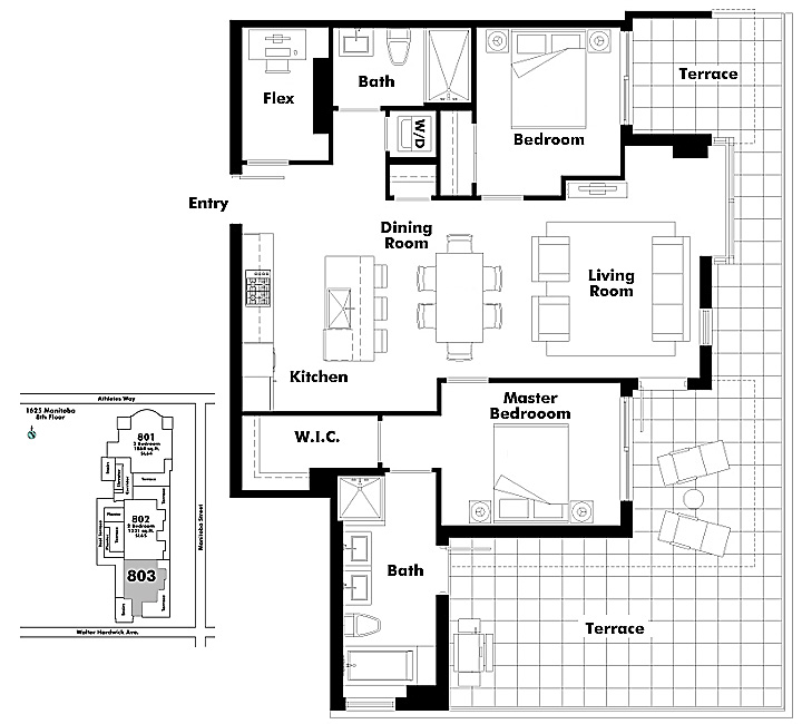Floor plan 803