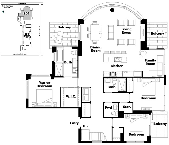 Floor plan 901