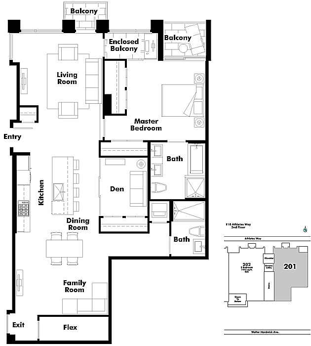Floor plan 201