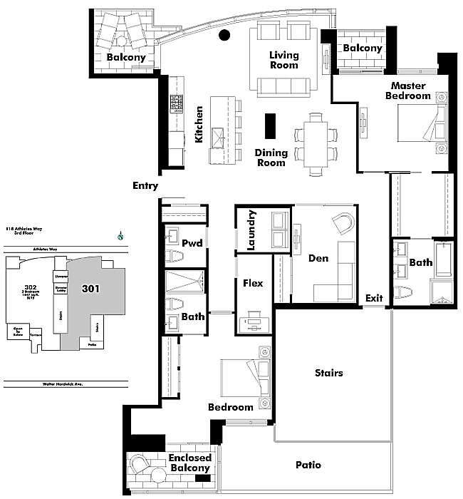 Floor plan 301