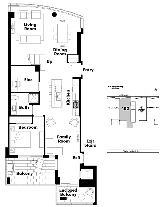 Floor plan 402