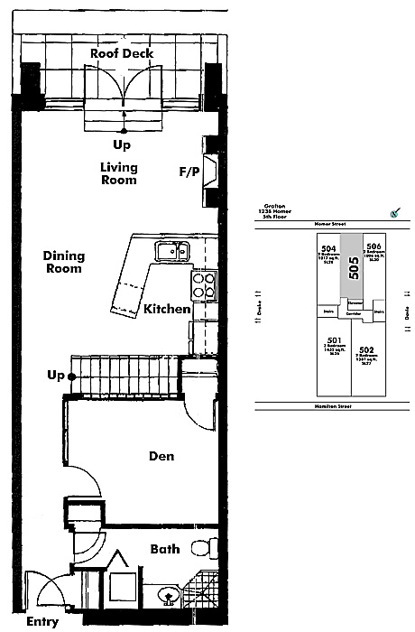 Floor plan 505