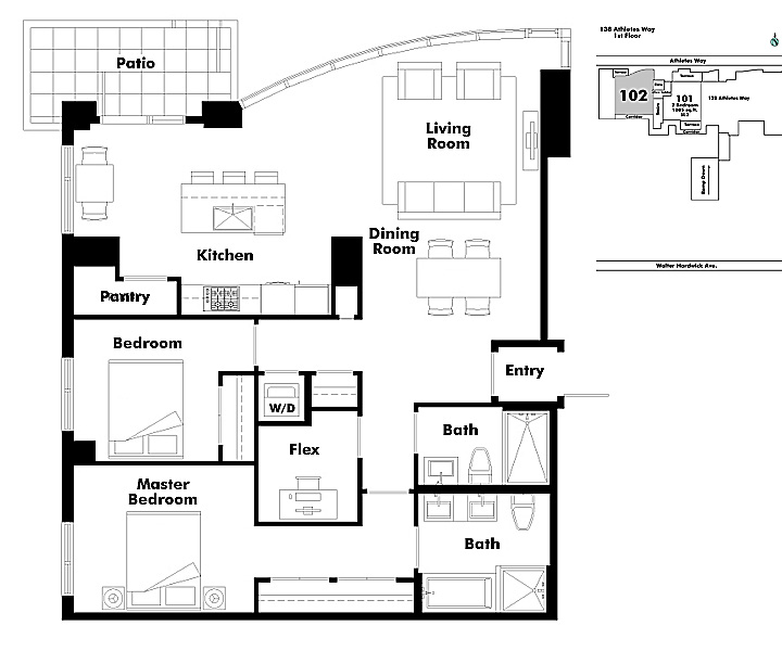Floor plan 102