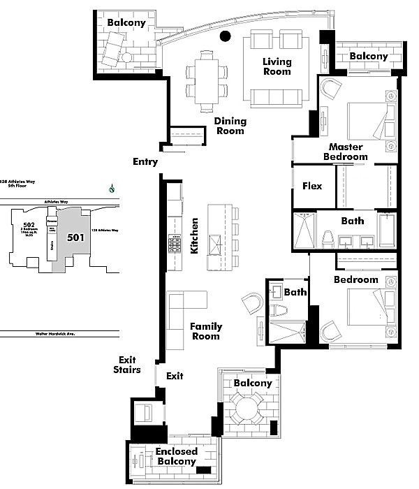 Floor plan 501