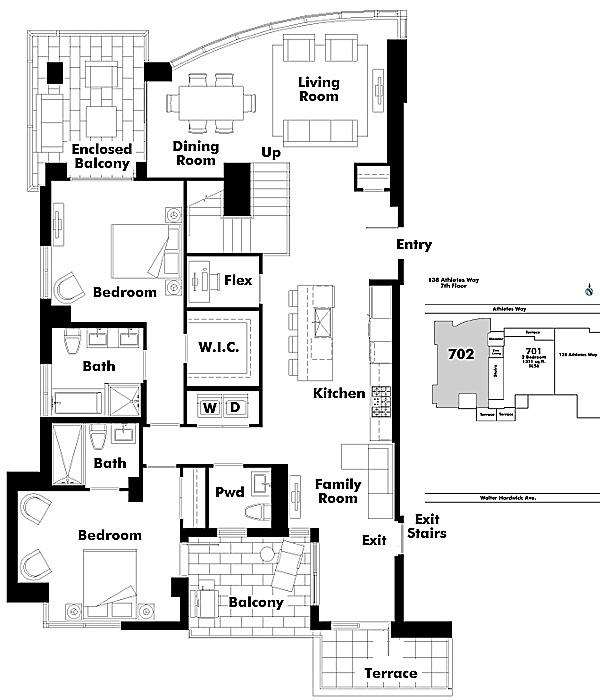 Floor plan PH702
