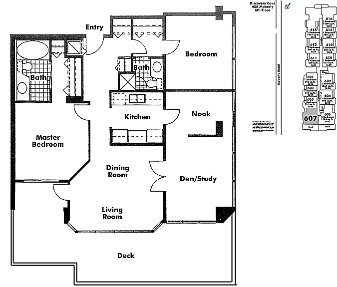 Floor plan 607