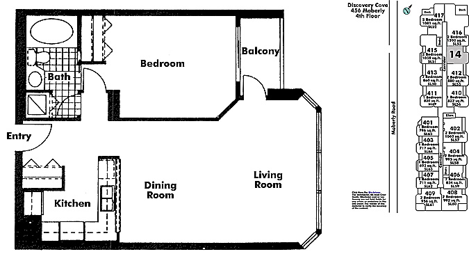 Floor plan 614