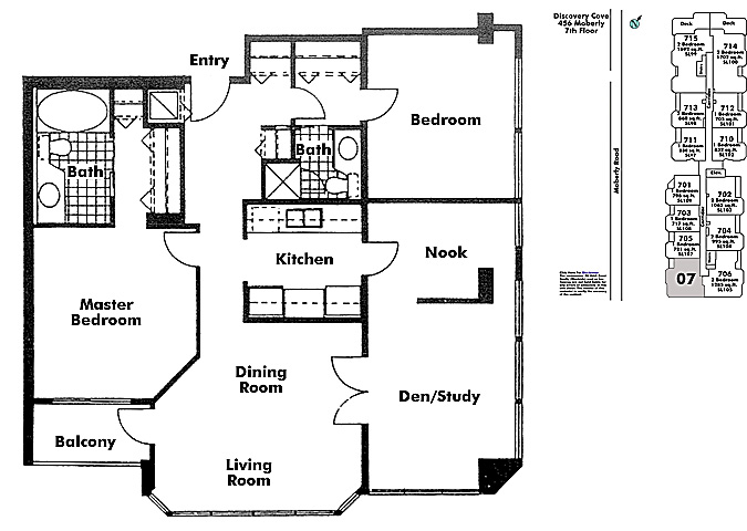 Floor plan 707