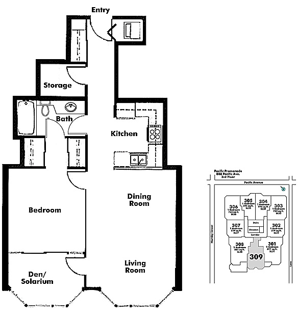 Floor plan 309