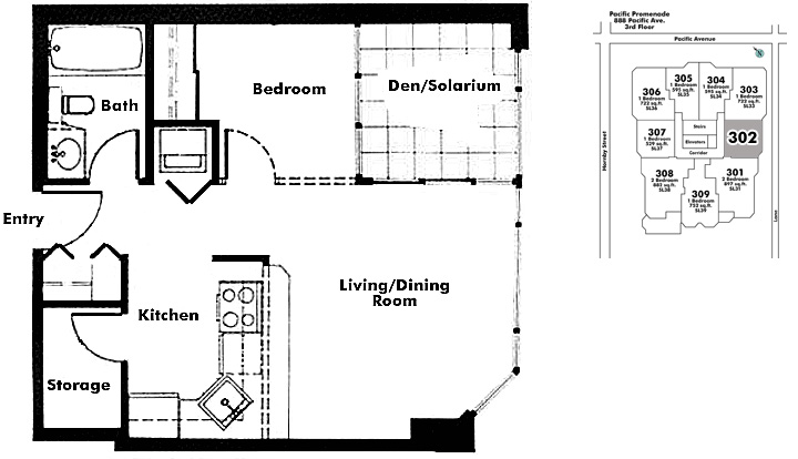 Floor plan 302