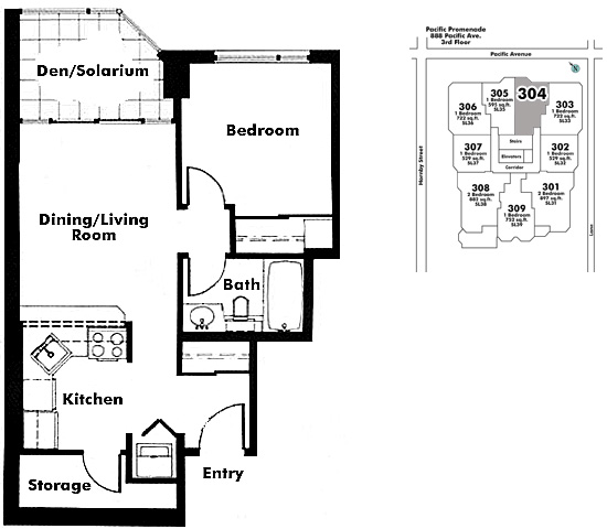 Floor plan 304