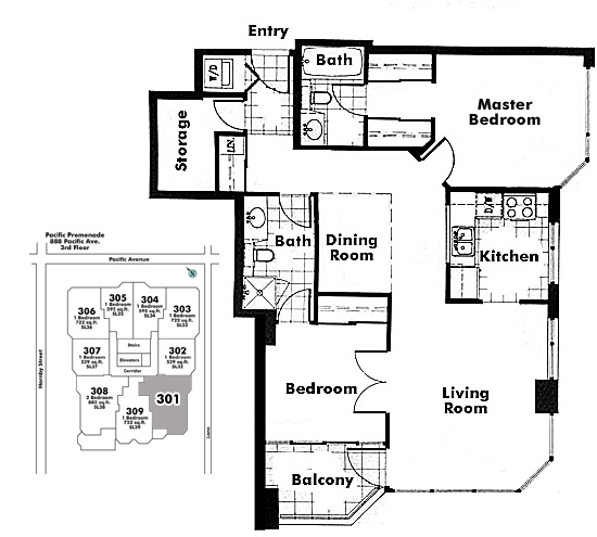 Floor plan 301