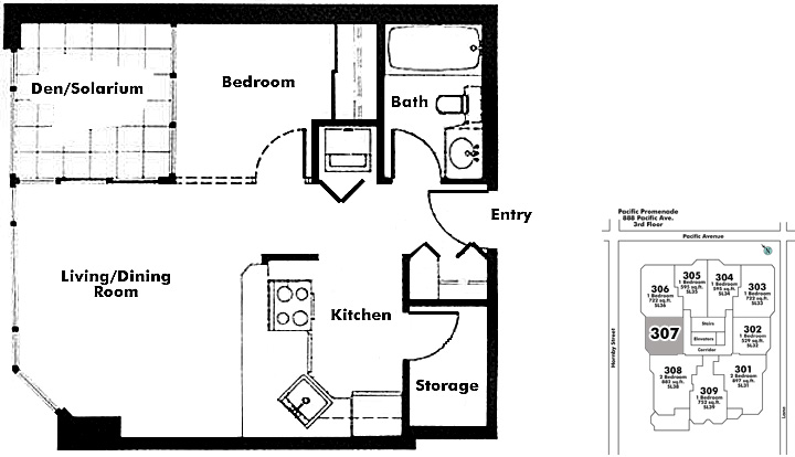 Floor plan 307