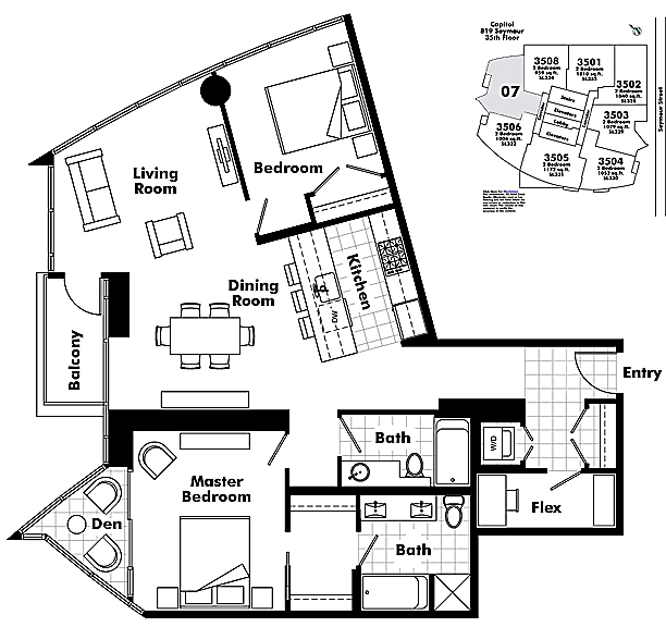 Floor plan 3607