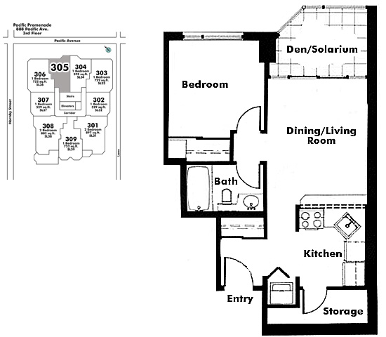 Floor plan 305