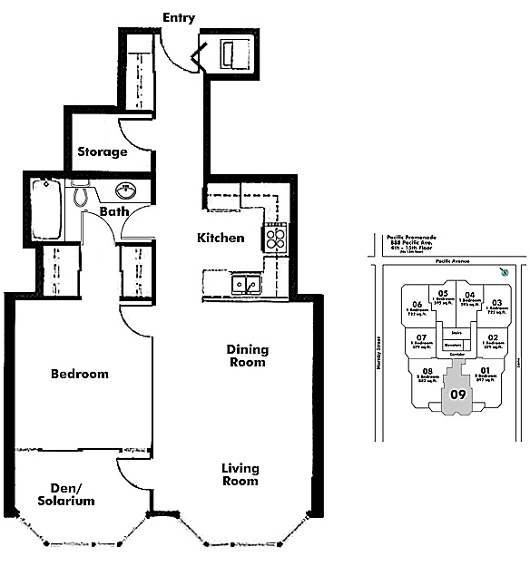 Floor plan 809