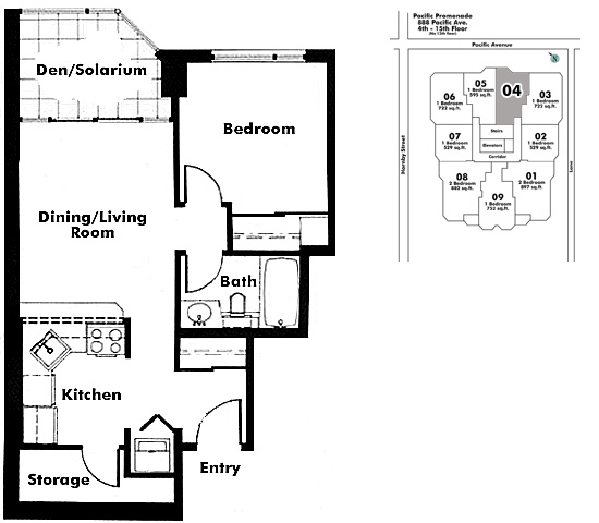 Floor plan 704