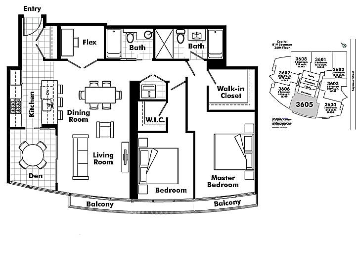 Floor plan 3605