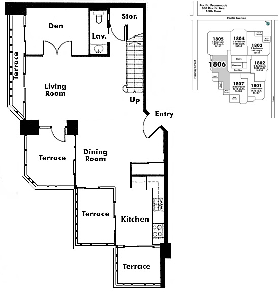 Floor plan PH1806