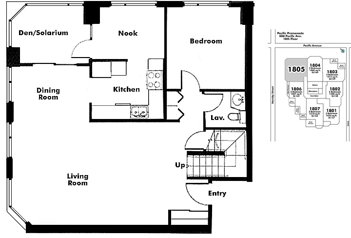 Floor plan PH1805