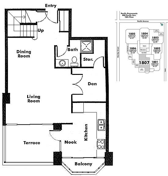 Floor plan PH1807