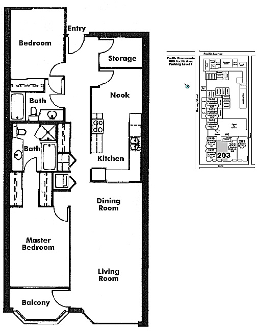 Floor plan 203