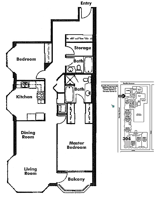 Floor plan 304