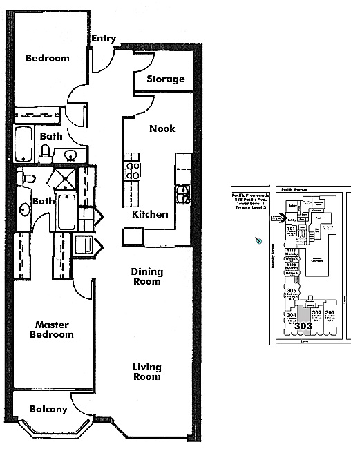 Floor plan 303