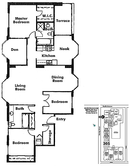 Floor plan 305