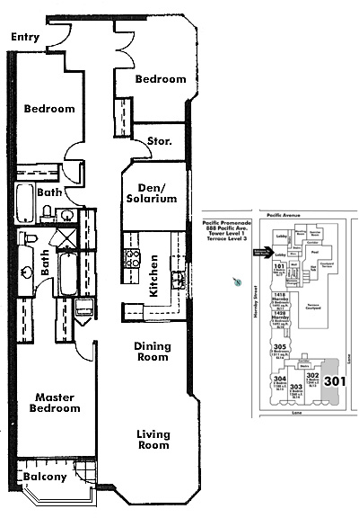 Floor plan 301