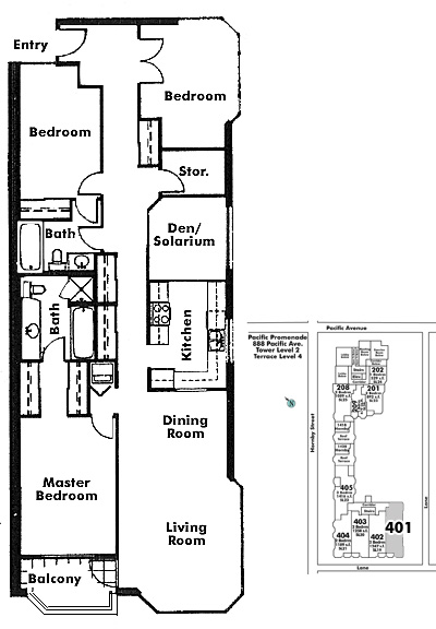 Floor plan 401