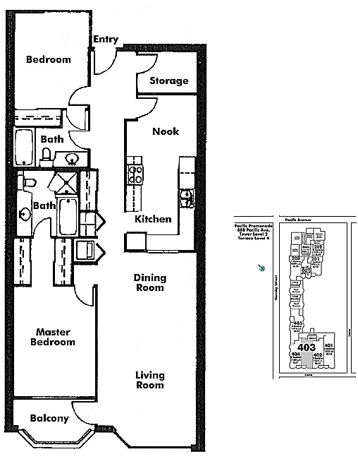 Floor plan 403