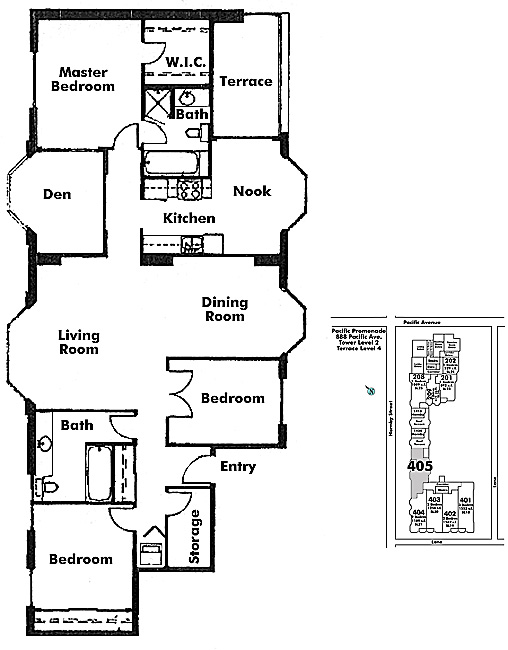 Floor plan 405