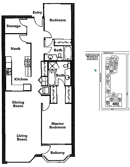 Floor plan 402
