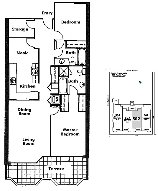 Floor plan 502