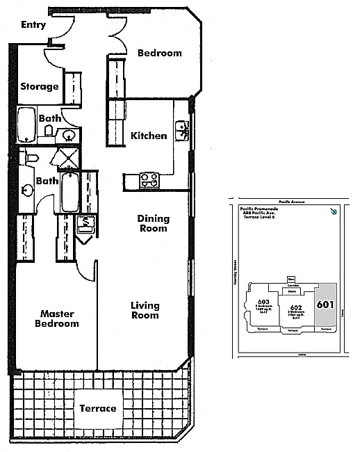 Floor plan 601