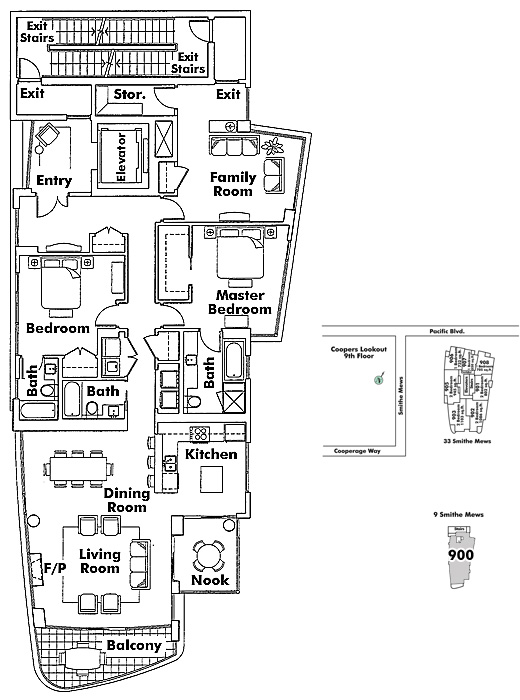Floor plan 900