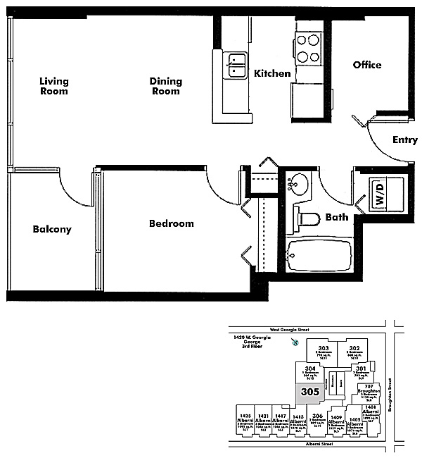 Floor plan 305