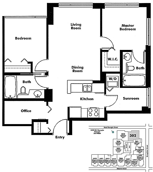 Floor plan 302