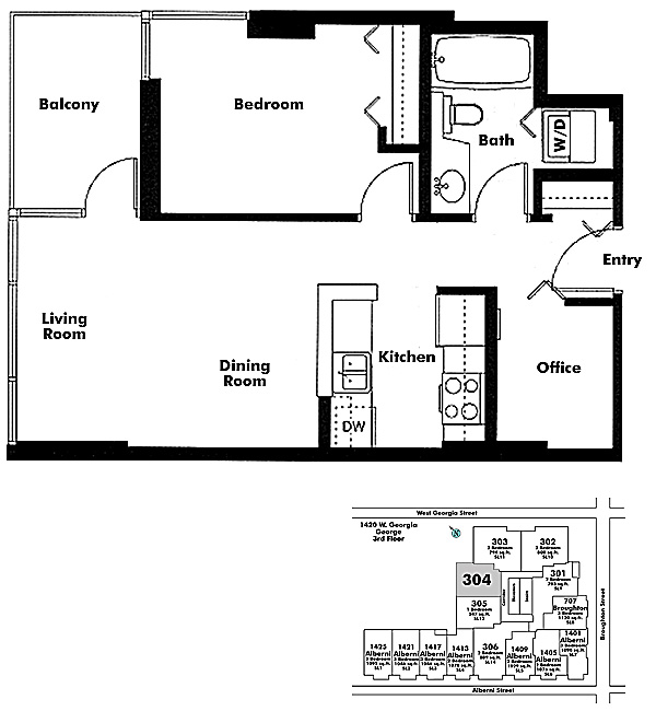 Floor plan 304