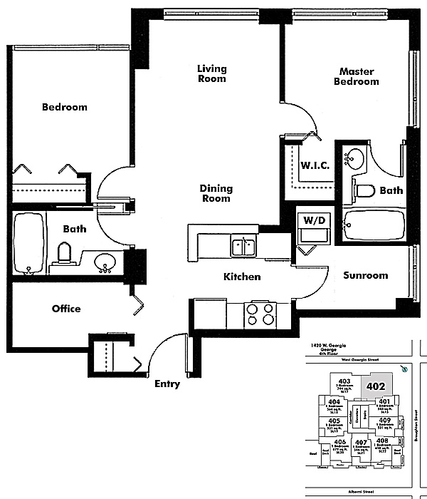 Floor plan 402