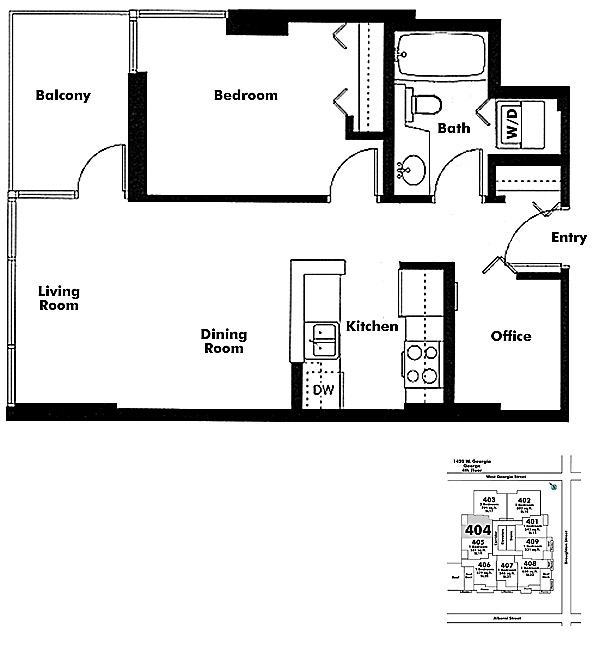 Floor plan 404